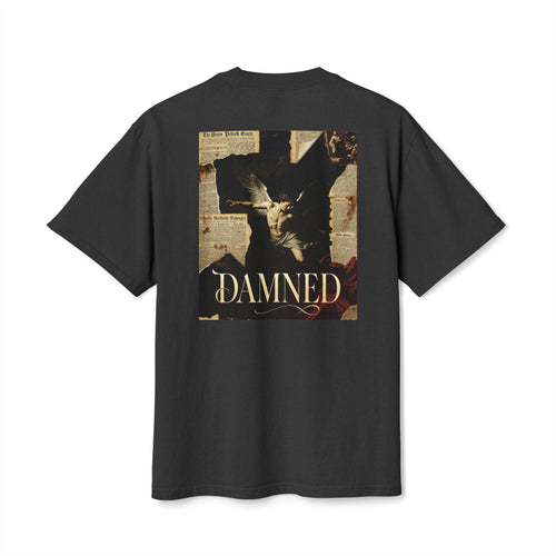 LUCIANO NOIR — DAMNED Oversized Heavyweight Tee