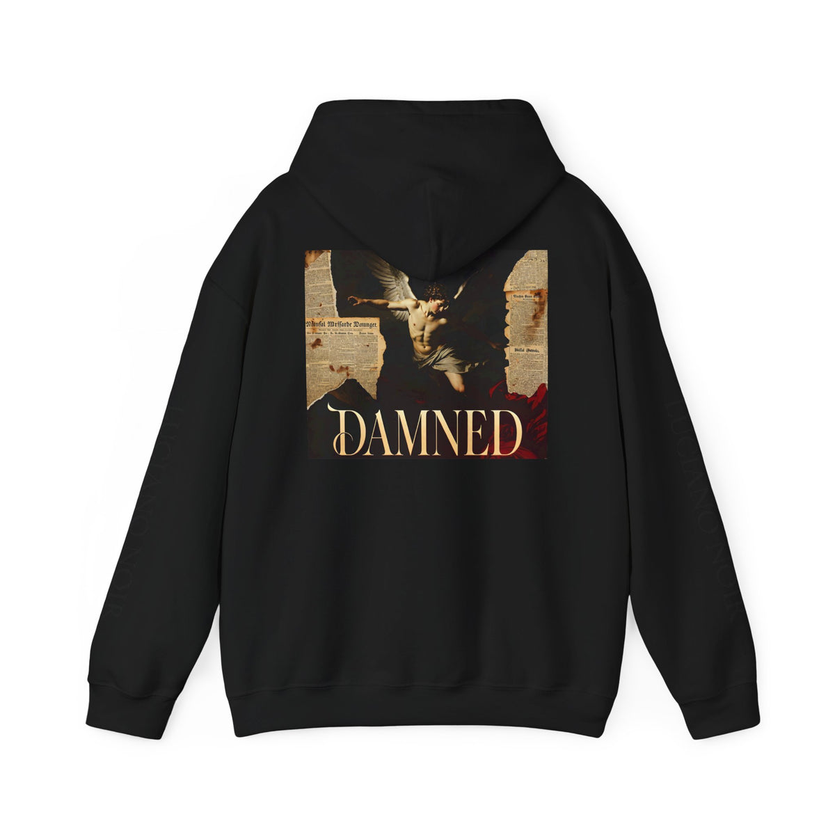 LUCIANO NOIR — DAMNED Hoodie | Limited Capsule