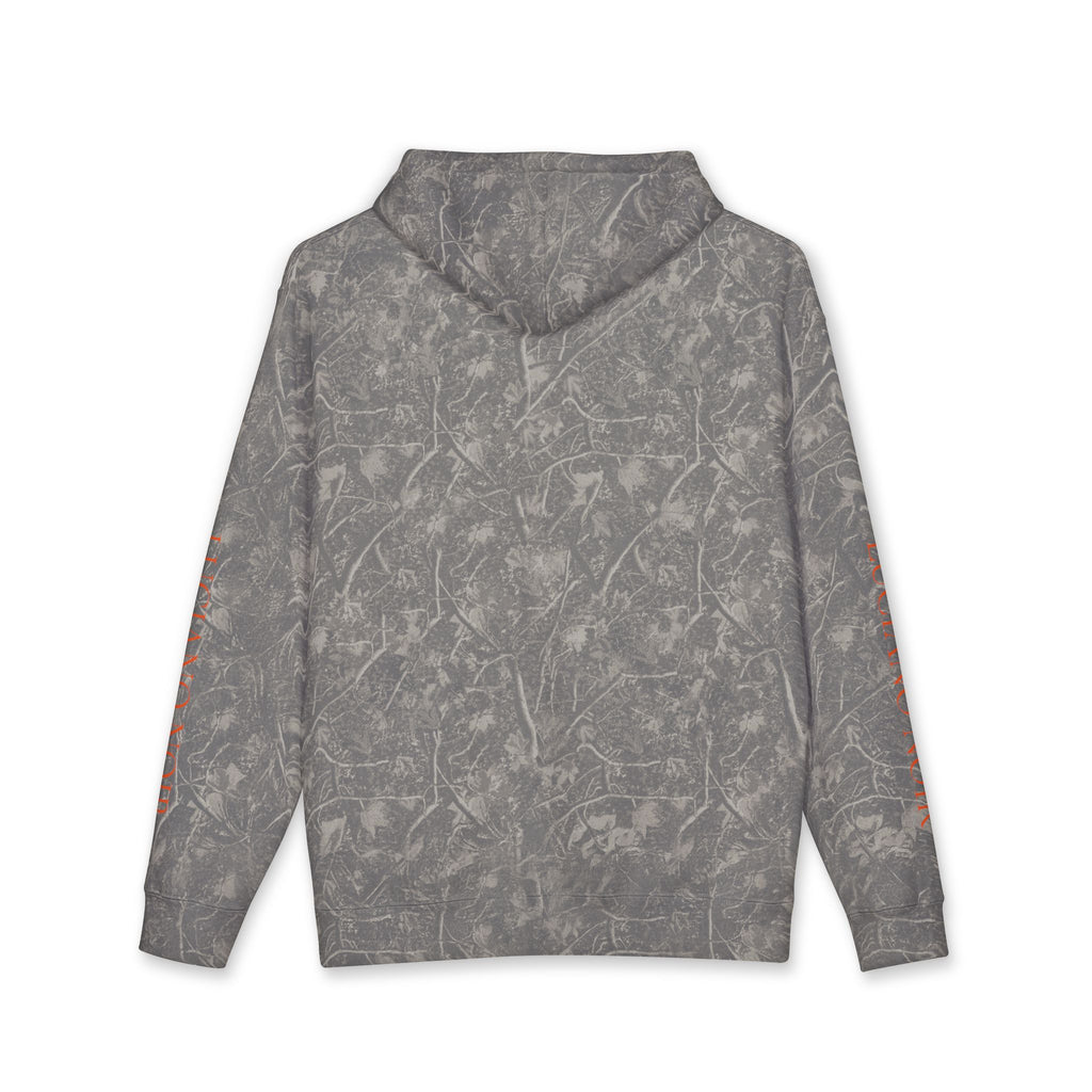 LUCIANO NOIR — Camo & Orange Heavyweight Hoodie