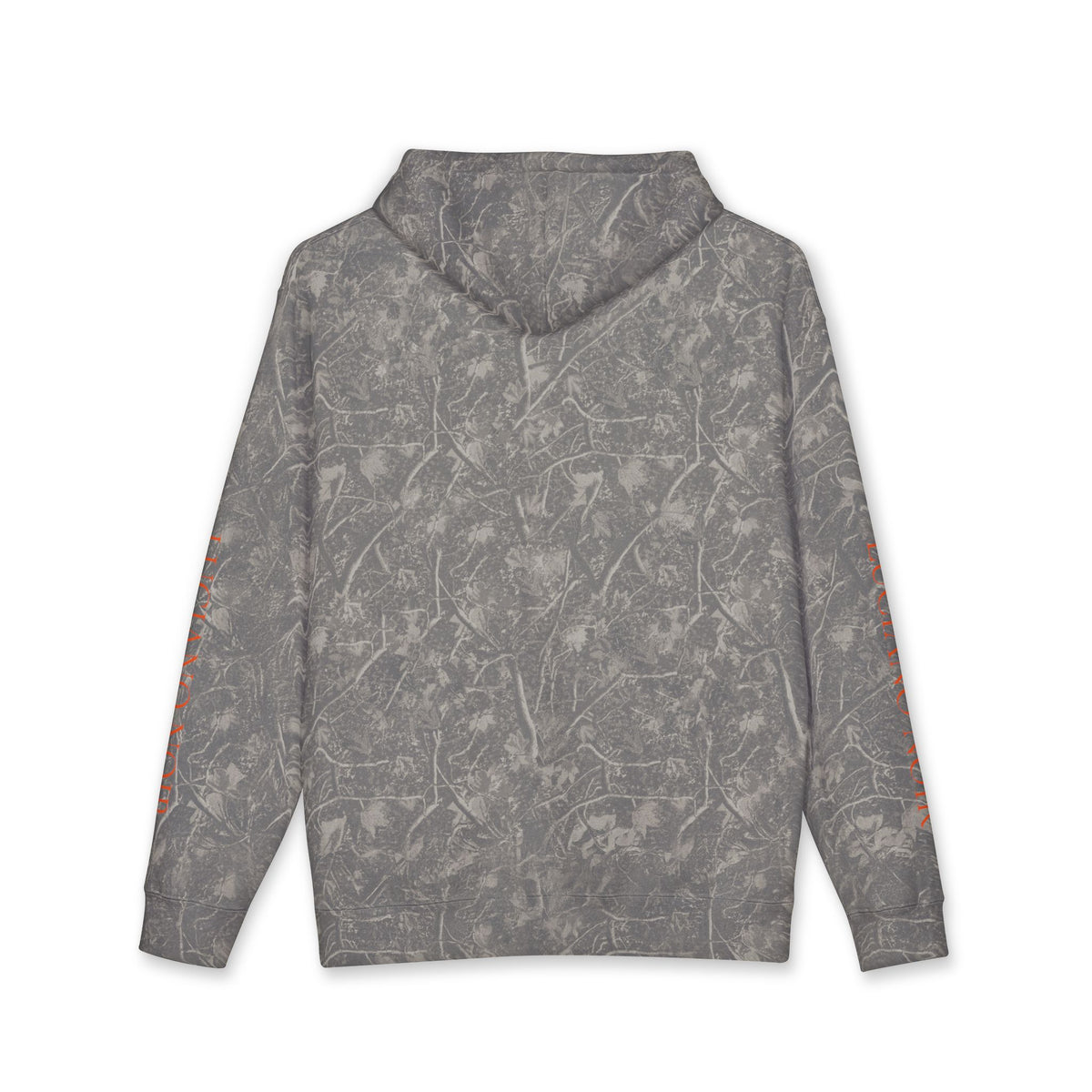 LUCIANO NOIR — Camo & Orange Heavyweight Hoodie