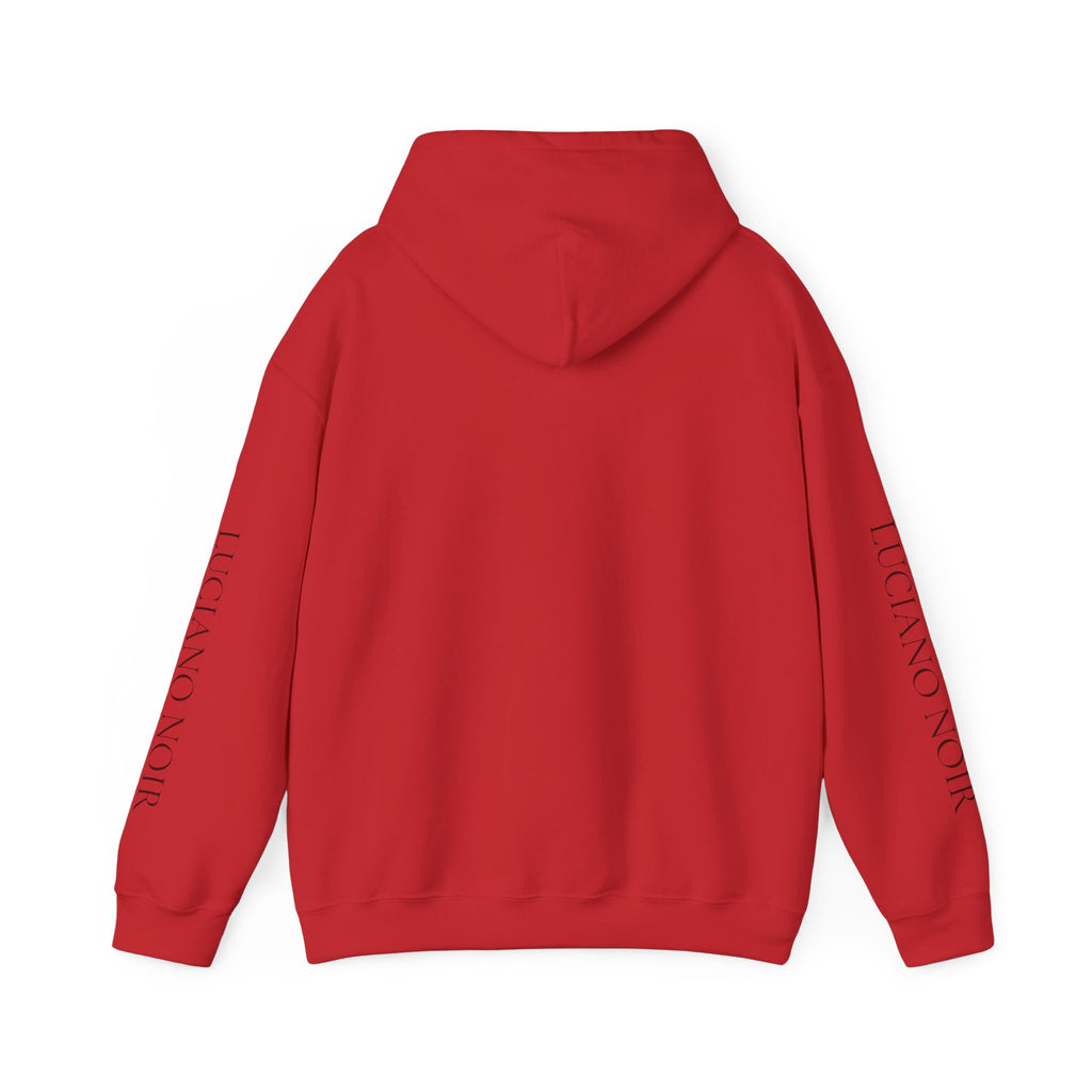 LUCIANO NOIR — Red & Red Heavyweight Hoodie