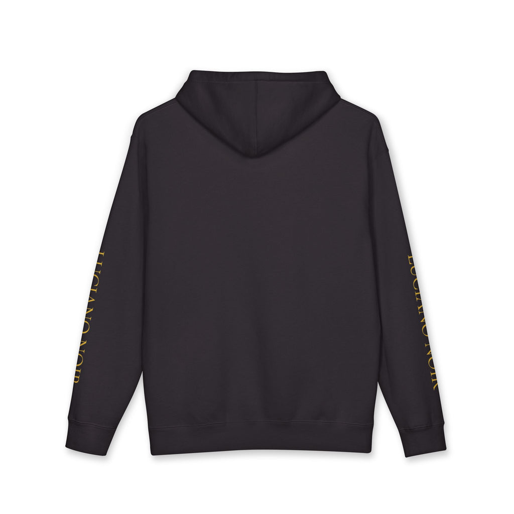 LUCIANO NOIR — Black & Gold Heavyweight Hoodie