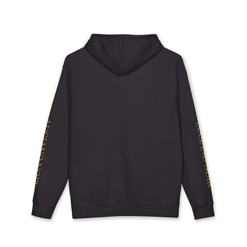 LUCIANO NOIR — Black & Gold Heavyweight Hoodie