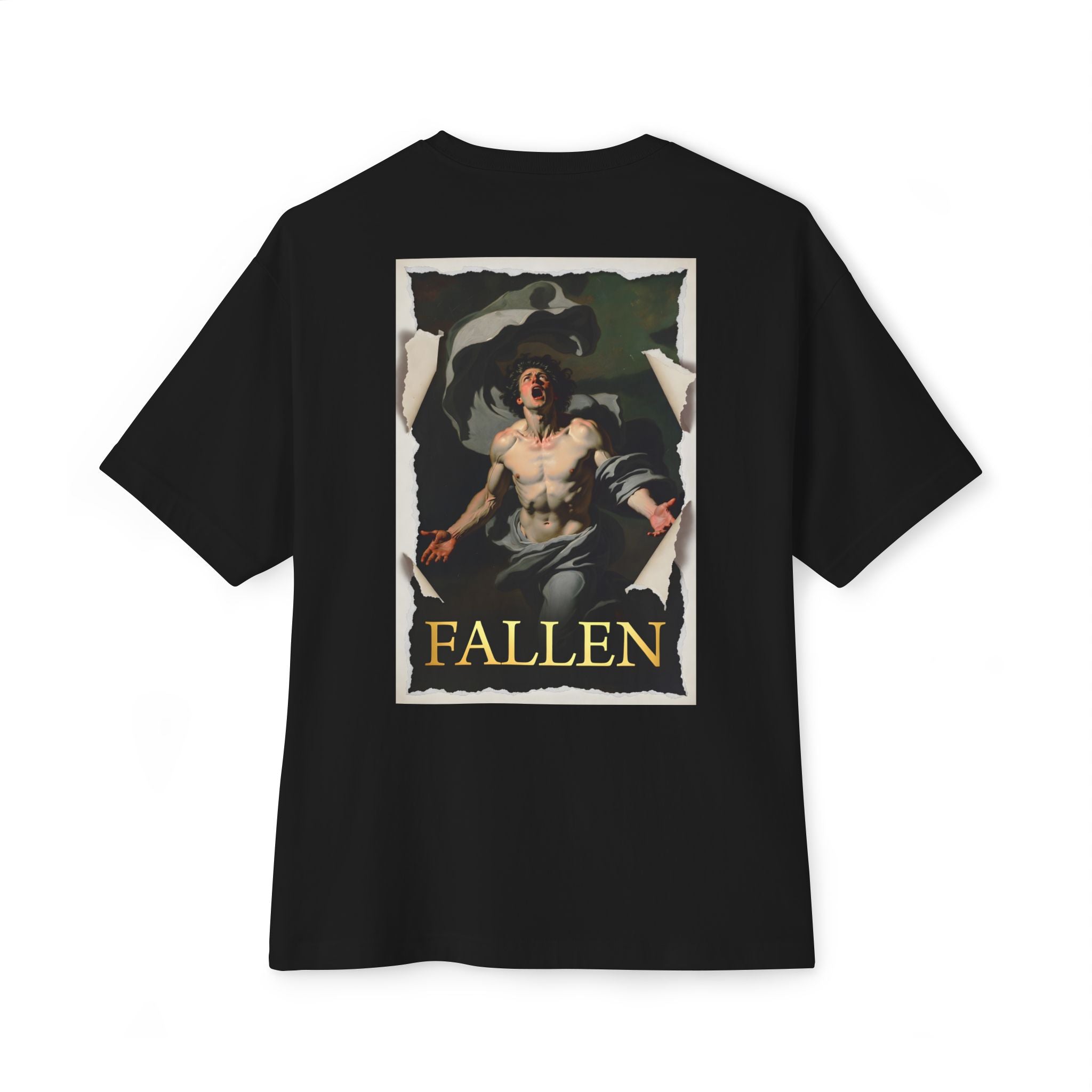 LUCIANO NOIR — FALLEN Oversized Tee | Tarot Capsule