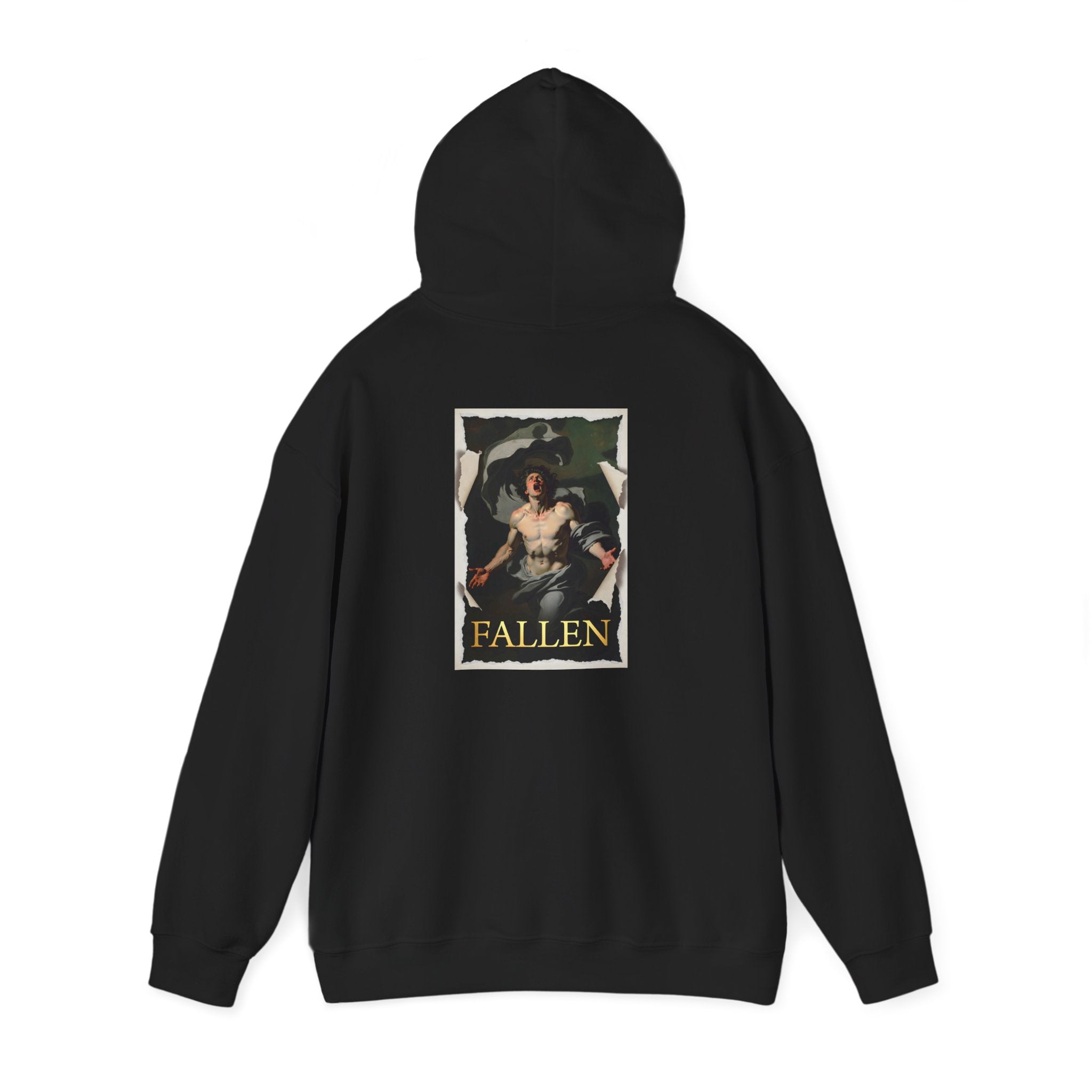 LUCIANO NOIR — FALLEN Hoodie | Tarot Capsule