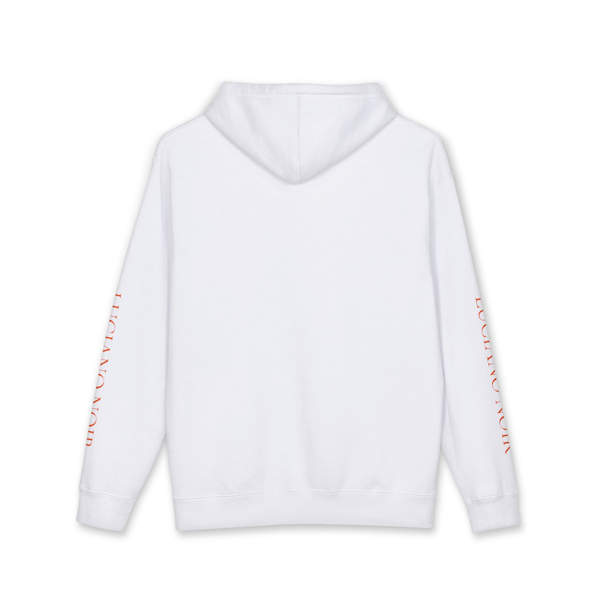 LUCIANO NOIR — Camo & Orange Heavyweight Hoodie
