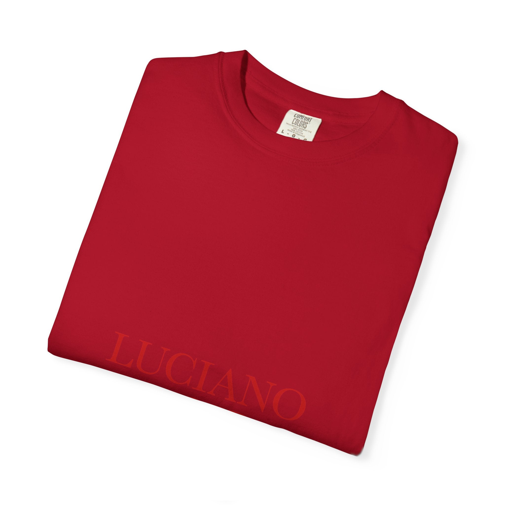 LUCIANO NOIR — Red & Red Oversized Tee