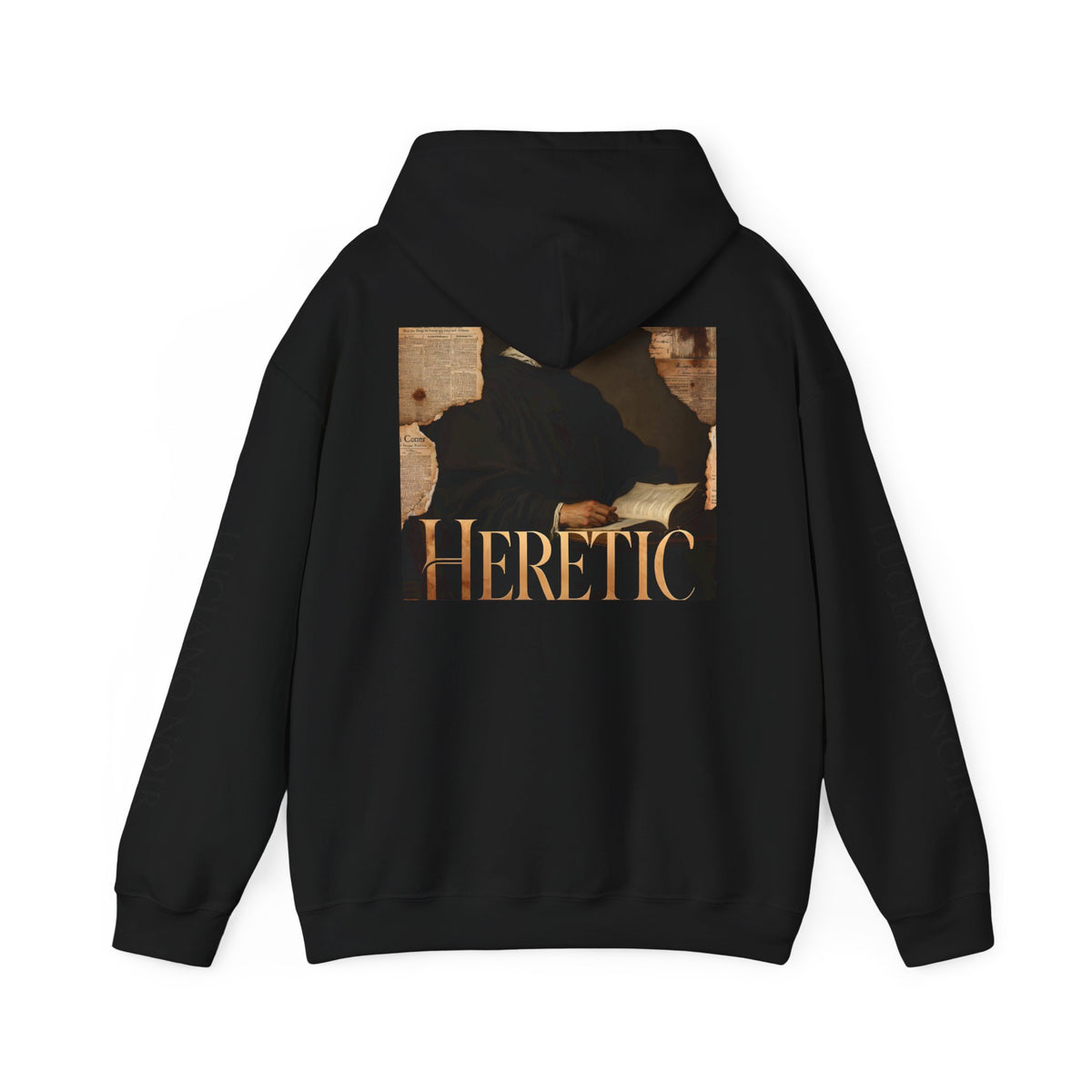 LUCIANO NOIR — HERETIC Hoodie | Limited Capsule