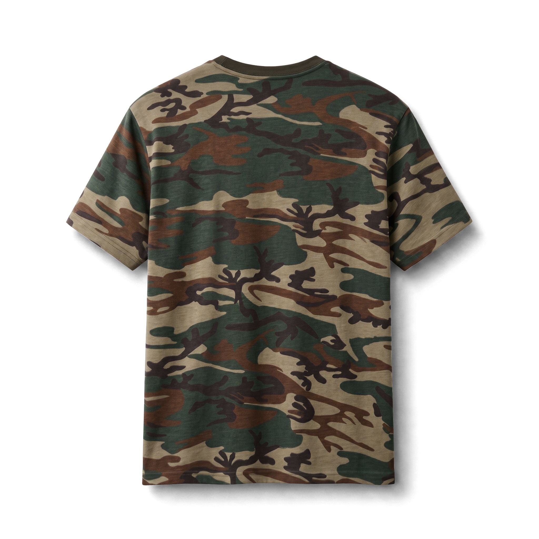 LUCIANO NOIR — Camo & Orange Signature Tee