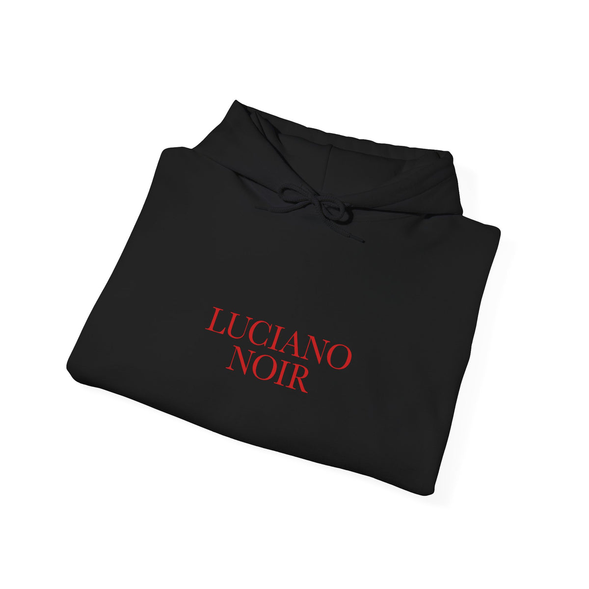 LUCIANO NOIR — Red & Red Heavyweight Hoodie