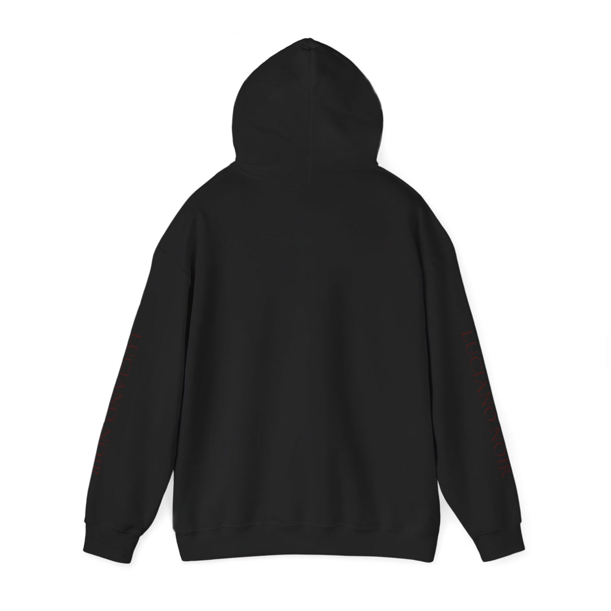 LUCIANO NOIR — Red & Red Heavyweight Hoodie