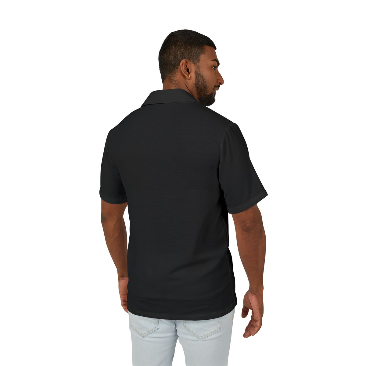 LUCIANO NOIR — Noir Camp Shirt (All-Over Print)