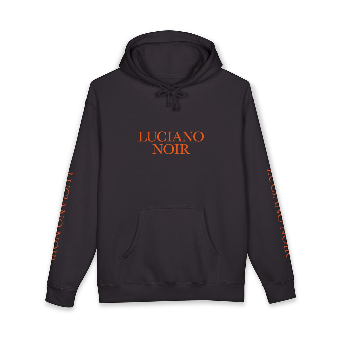 LUCIANO NOIR — Camo & Orange Heavyweight Hoodie