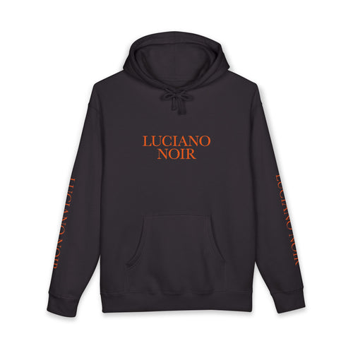 LUCIANO NOIR — Camo & Orange Heavyweight Hoodie