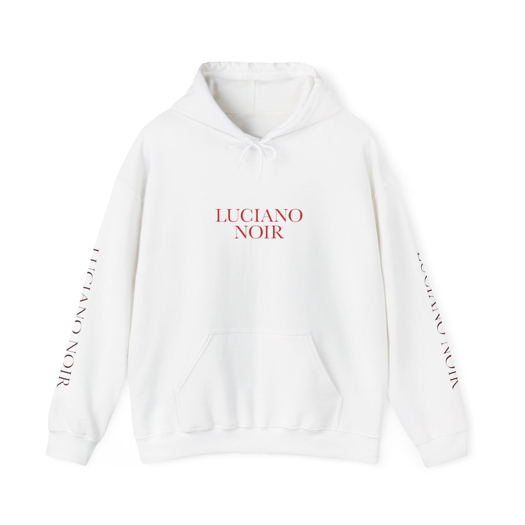 LUCIANO NOIR — Red & Red Heavyweight Hoodie
