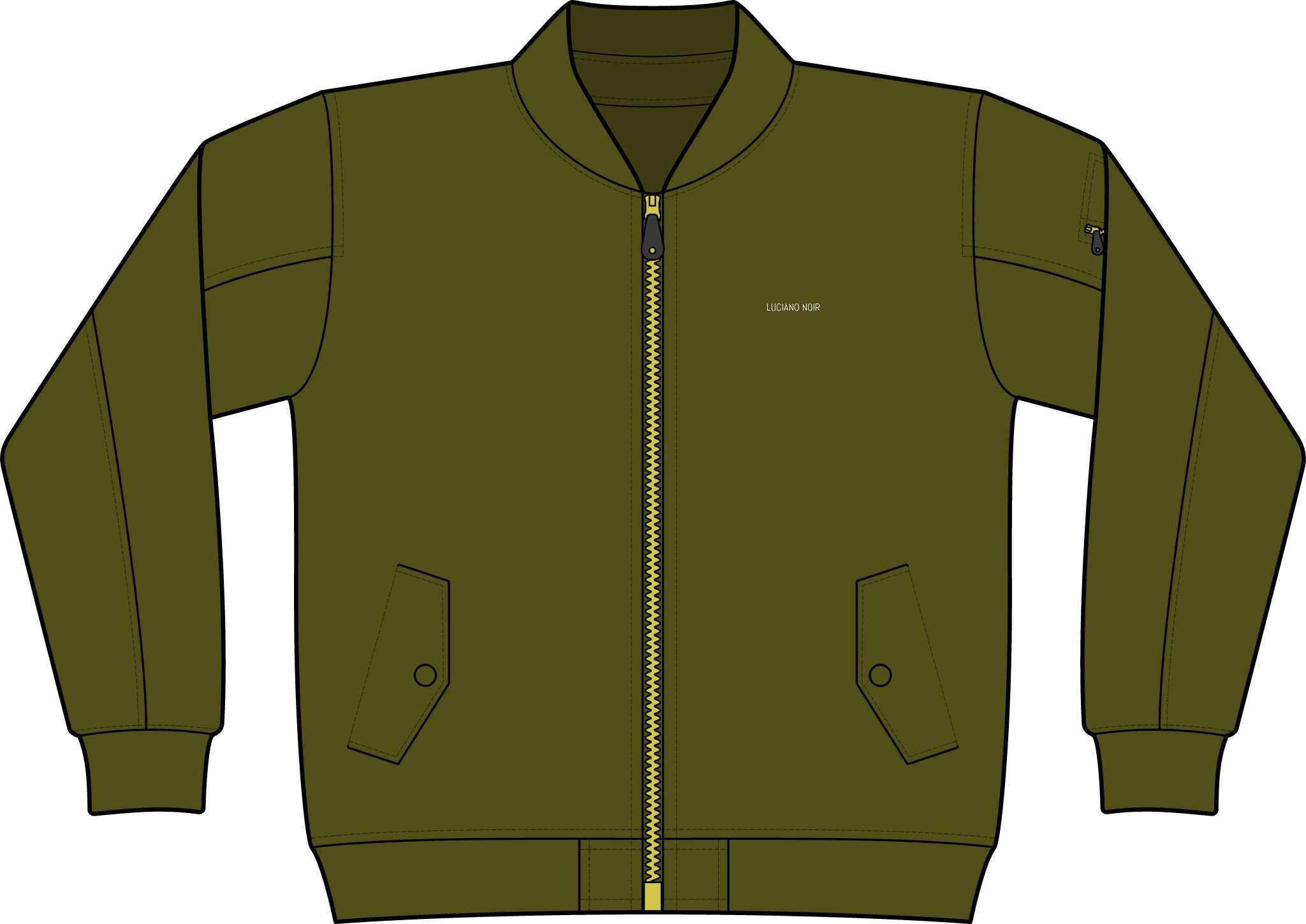 LUCIANO NOIR — Bomber Jacket