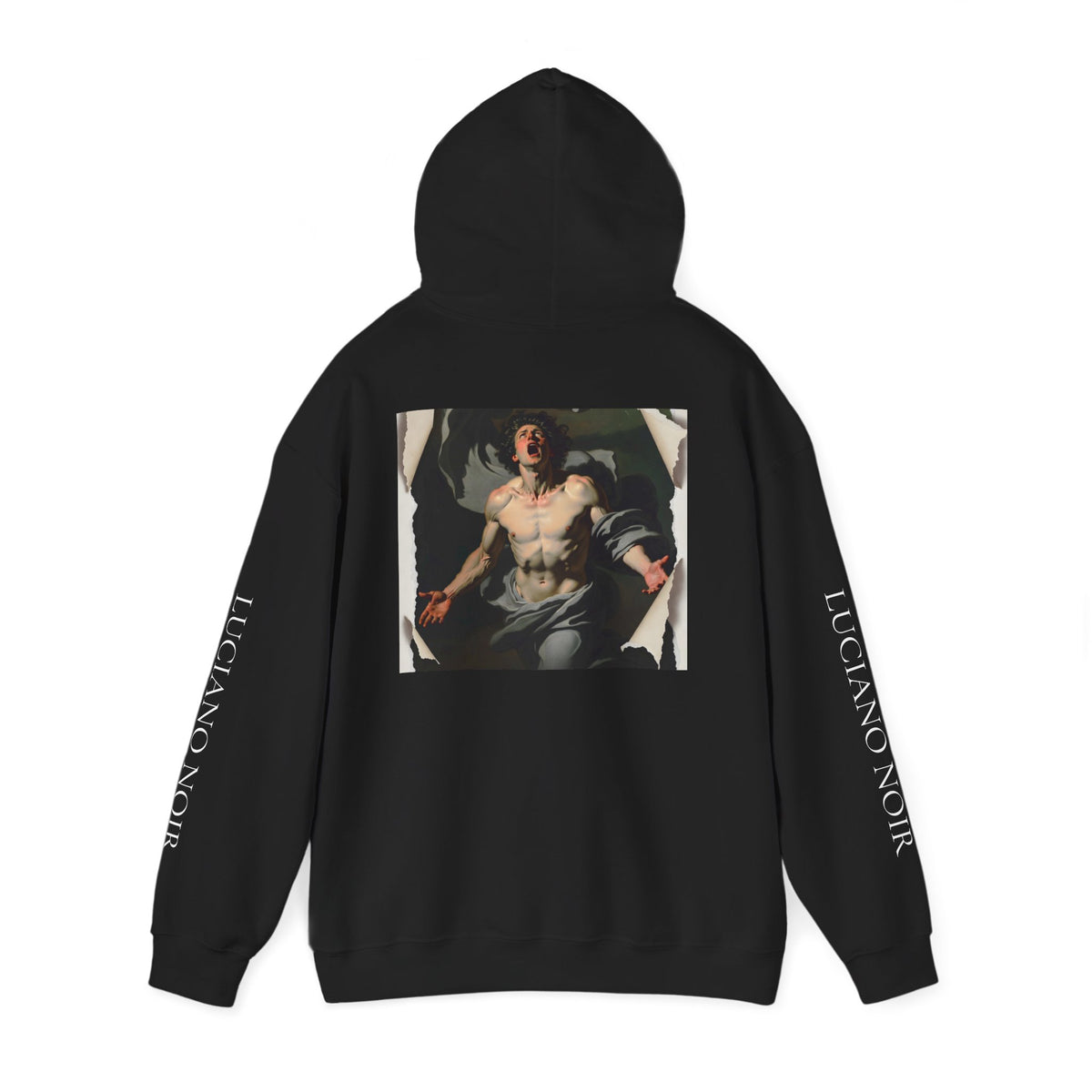 LUCIANO NOIR — FALLEN Hoodie | Tarot Capsule