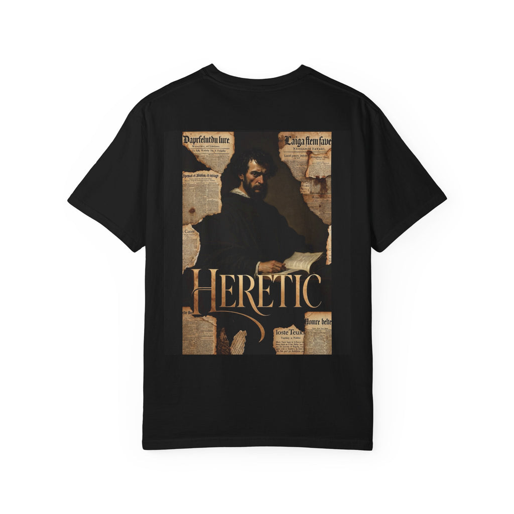 LUCIANO NOIR — HERETIC Tee | Limited Capsule