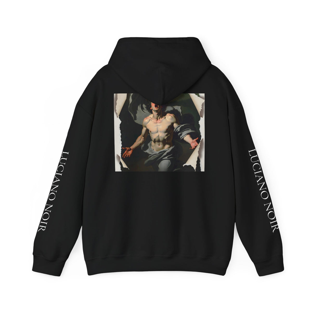 LUCIANO NOIR — FALLEN Hoodie | Tarot Capsule