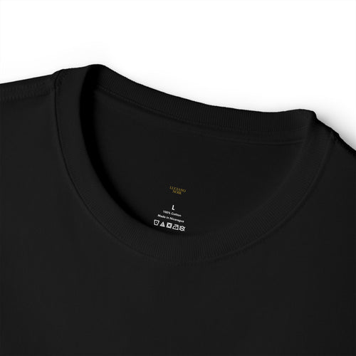 LUCIANO NOIR — Black & Gold Oversized Tee