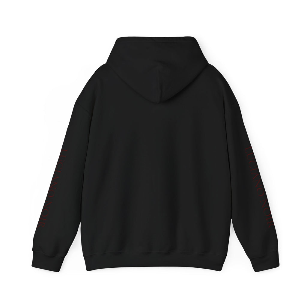 LUCIANO NOIR — Red & Red Heavyweight Hoodie