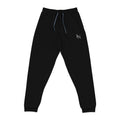 LUCIANO NOIR — Signature Embroidered Joggers