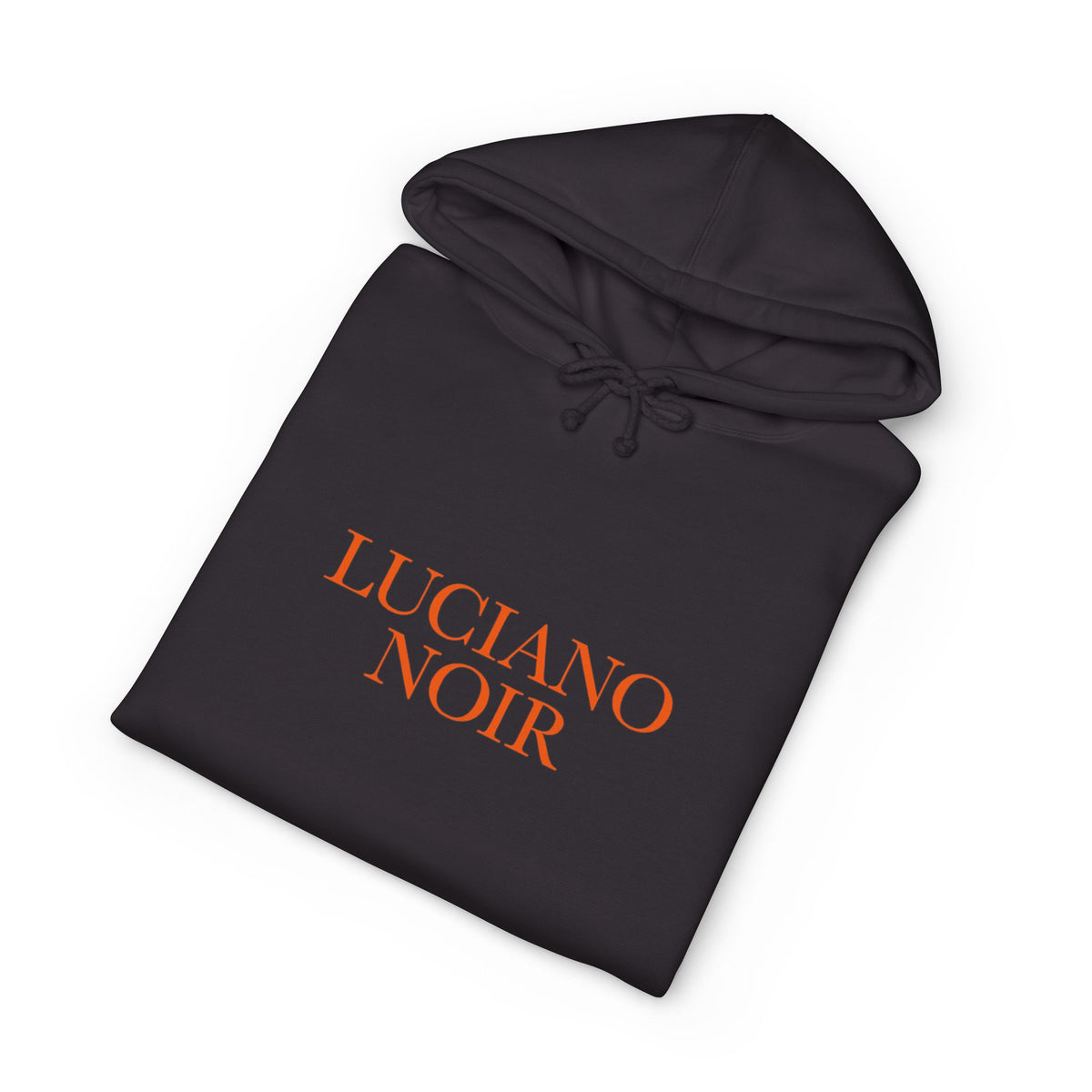 LUCIANO NOIR — Camo & Orange Heavyweight Hoodie