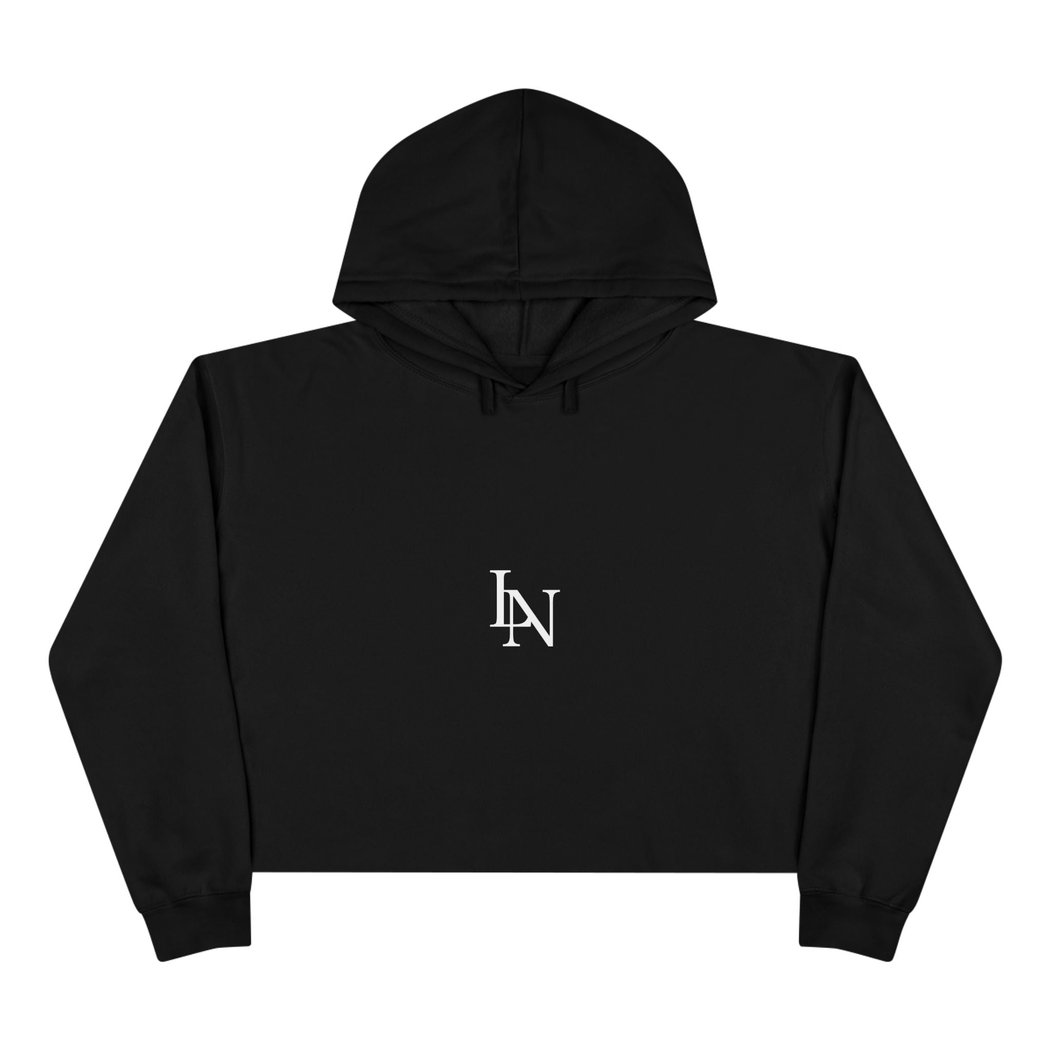 LUCIANO NOIR — Signature Crop Hoodie